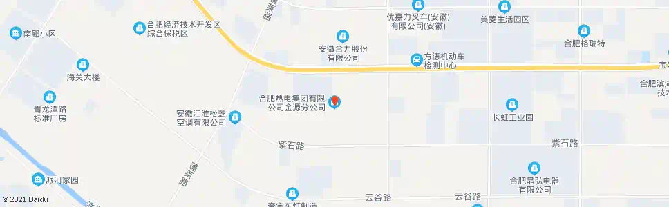 合肥金源热电_公交站地图_合肥公交_妙搜公交查询2025