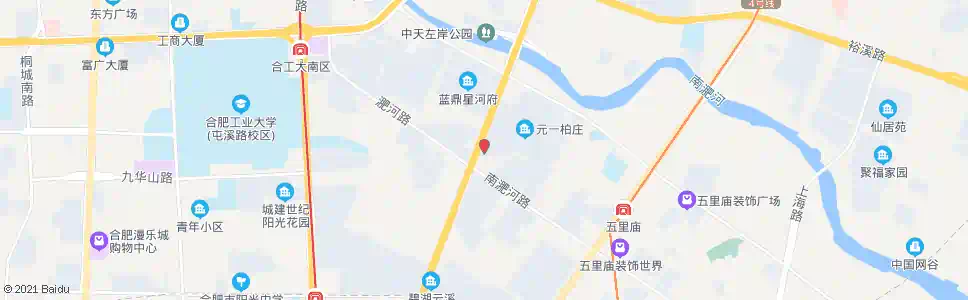 合肥王大郢_公交站地图_合肥公交_妙搜公交查询2025
