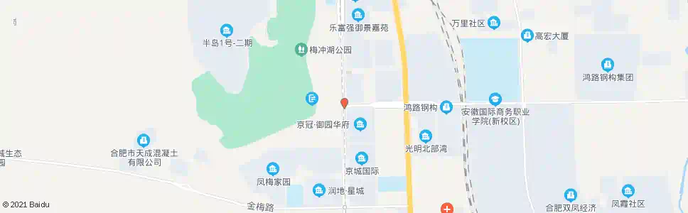 合肥韩冲_公交站地图_合肥公交_妙搜公交查询2025