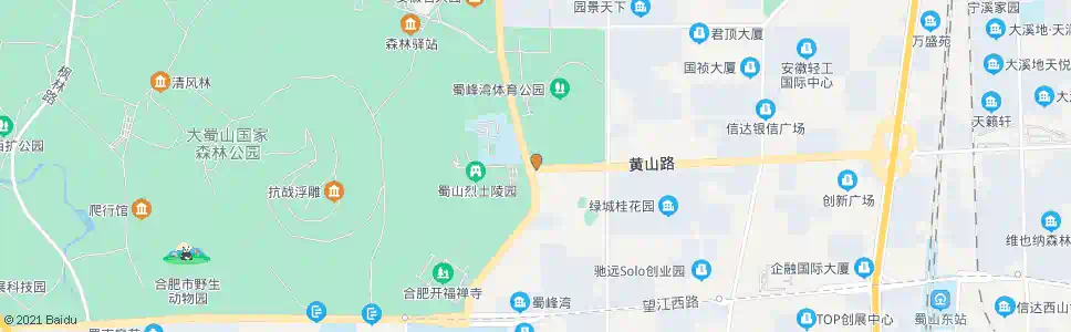 合肥蜀山森林公园_公交站地图_合肥公交_妙搜公交查询2025
