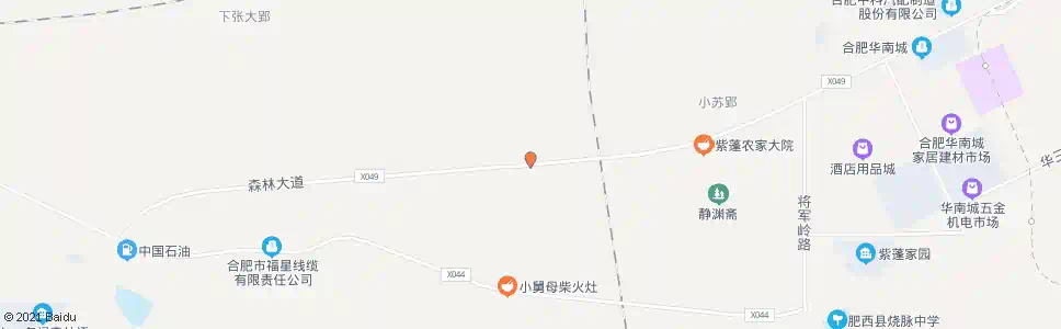 合肥余小郢_公交站地图_合肥公交_妙搜公交查询2025