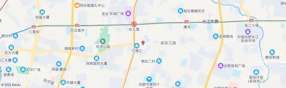 合肥八佰户_公交站地图_合肥公交_妙搜公交查询2025