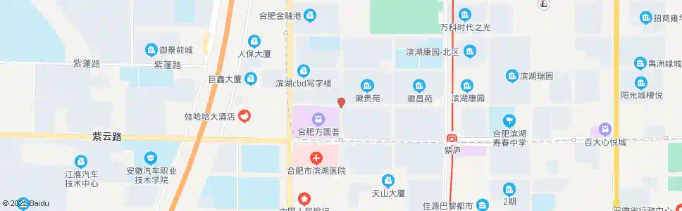 合肥振徽苑_公交站地图_合肥公交_妙搜公交查询2025