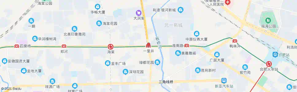 合肥一里井_公交站地图_合肥公交_妙搜公交查询2025