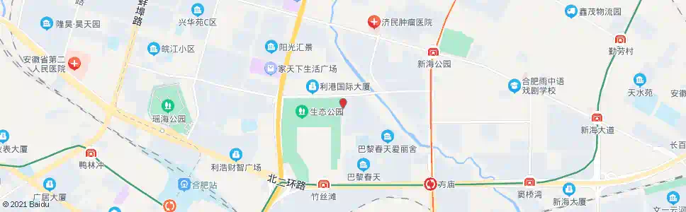 合肥康城站_公交站地图_合肥公交_妙搜公交查询2025