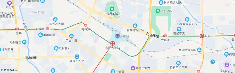 合肥市福利院_公交站地图_合肥公交_妙搜公交查询2025