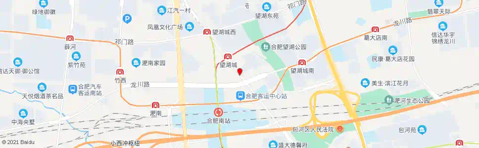 合肥庐川路口北_公交站地图_合肥公交_妙搜公交查询2025
