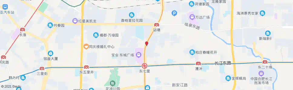 合肥凤阳东路_公交站地图_合肥公交_妙搜公交查询2025