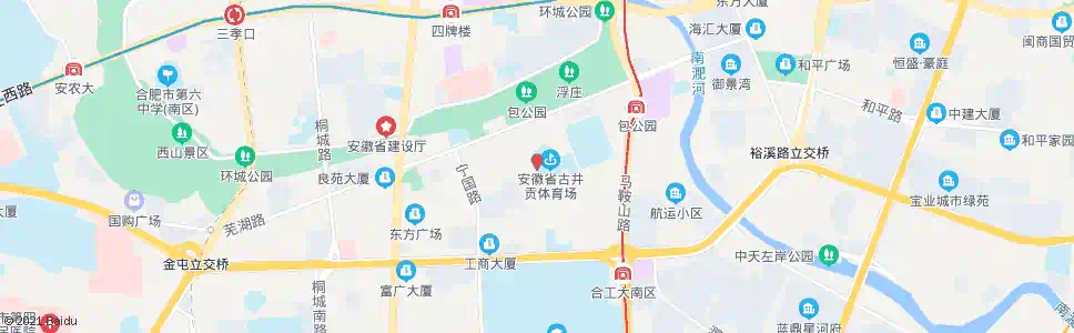 合肥省体育场_公交站地图_合肥公交_妙搜公交查询2025
