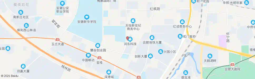 合肥银杏路_公交站地图_合肥公交_妙搜公交查询2025