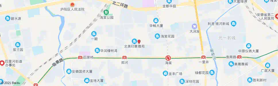 合肥海棠街道办事处_公交站地图_合肥公交_妙搜公交查询2025