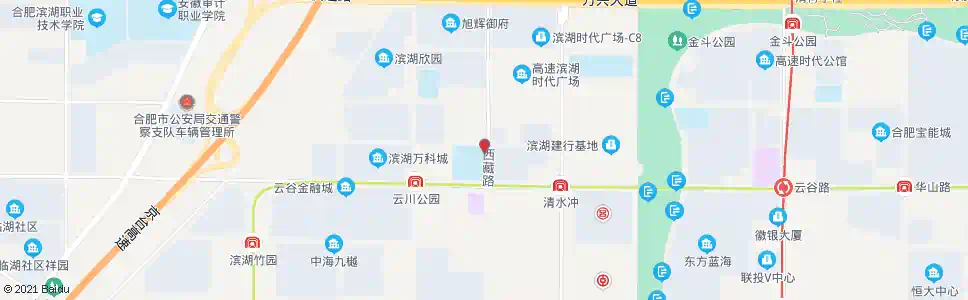 合肥四十六中南校区_公交站地图_合肥公交_妙搜公交查询2025