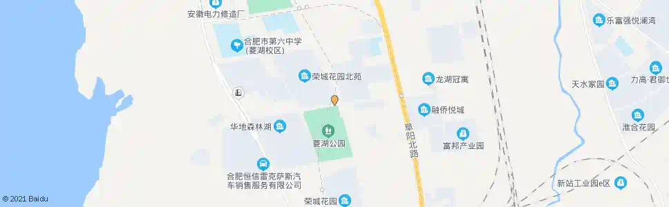 合肥菱湖公园_公交站地图_合肥公交_妙搜公交查询2025