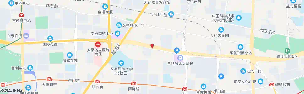 合肥晨风苑_公交站地图_合肥公交_妙搜公交查询2025