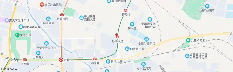 合肥夕阳红老年城_公交站地图_合肥公交_妙搜公交查询2025