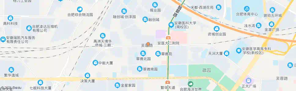 合肥芙石路口_公交站地图_合肥公交_妙搜公交查询2025
