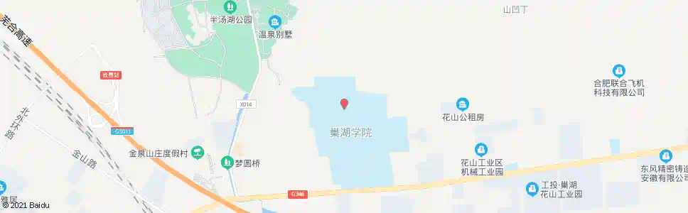 合肥巢湖学院_公交站地图_合肥公交_妙搜公交查询2025