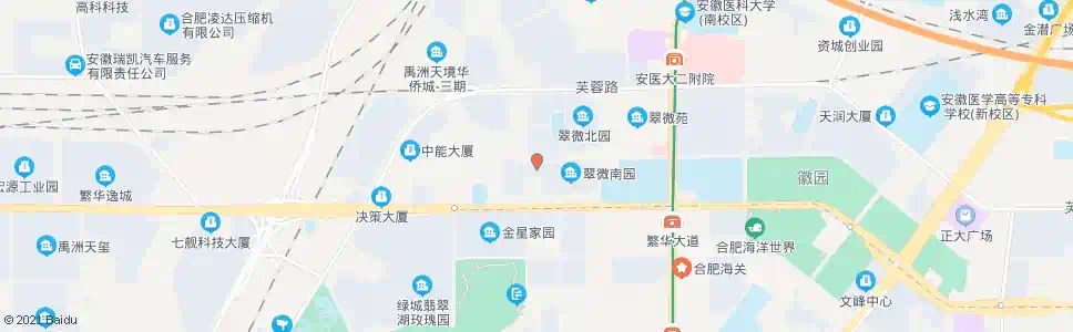 合肥六十八中_公交站地图_合肥公交_妙搜公交查询2025