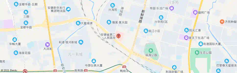 合肥市第二人民医院_公交站地图_合肥公交_妙搜公交查询2025