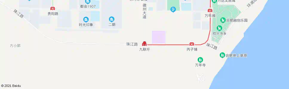 合肥九联圩站_公交站地图_合肥公交_妙搜公交查询2025