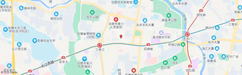 合肥六安路_公交站地图_合肥公交_妙搜公交查询2025
