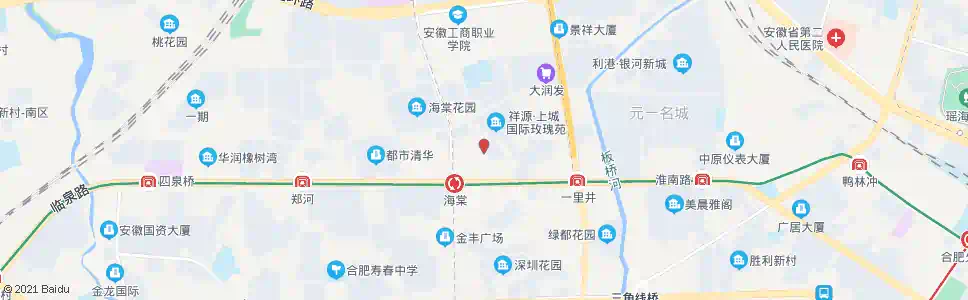 合肥三十六中_公交站地图_合肥公交_妙搜公交查询2025