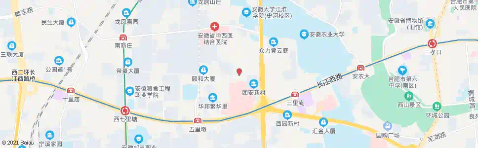 合肥军休四所_公交站地图_合肥公交_妙搜公交查询2025