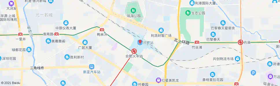 合肥山口_公交站地图_合肥公交_妙搜公交查询2025