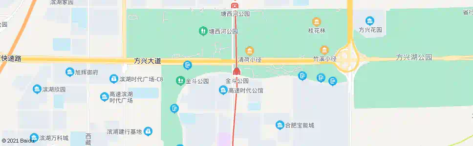 合肥金斗公园站_公交站地图_合肥公交_妙搜公交查询2025