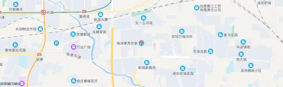 合肥海洲景秀世家_公交站地图_合肥公交_妙搜公交查询2025