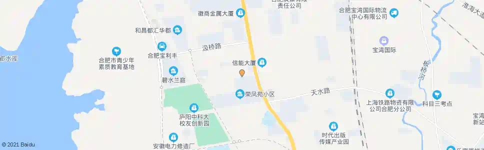 合肥荣凤苑_公交站地图_合肥公交_妙搜公交查询2025