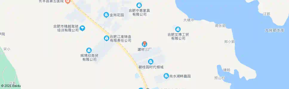 合肥建材三厂_公交站地图_合肥公交_妙搜公交查询2025
