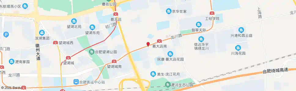 合肥东边许_公交站地图_合肥公交_妙搜公交查询2025