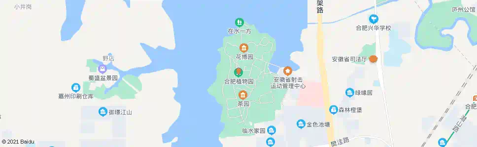 合肥植物园_公交站地图_合肥公交_妙搜公交查询2025