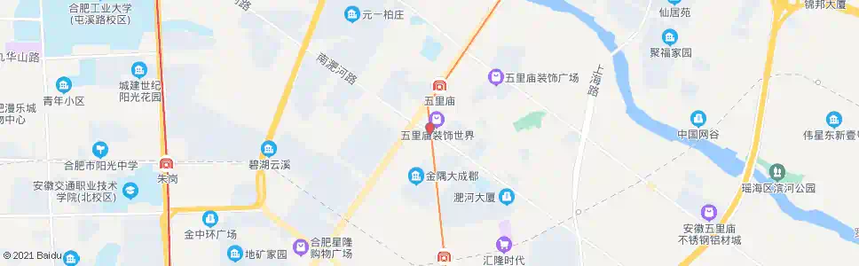 合肥东淝路口_公交站地图_合肥公交_妙搜公交查询2025