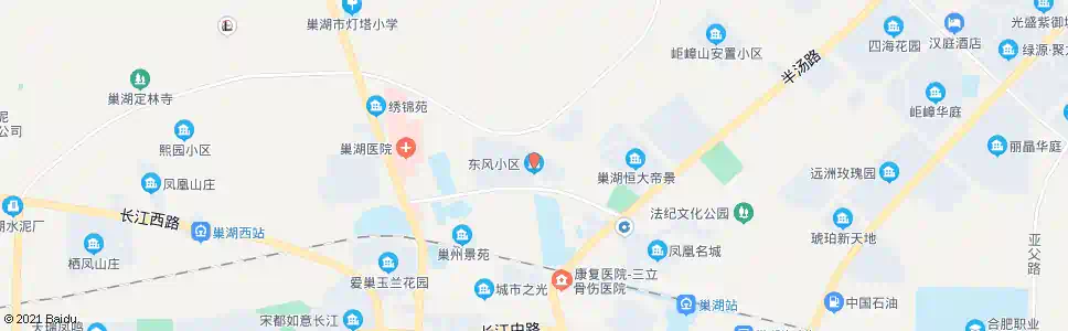 合肥东风小区_公交站地图_合肥公交_妙搜公交查询2025