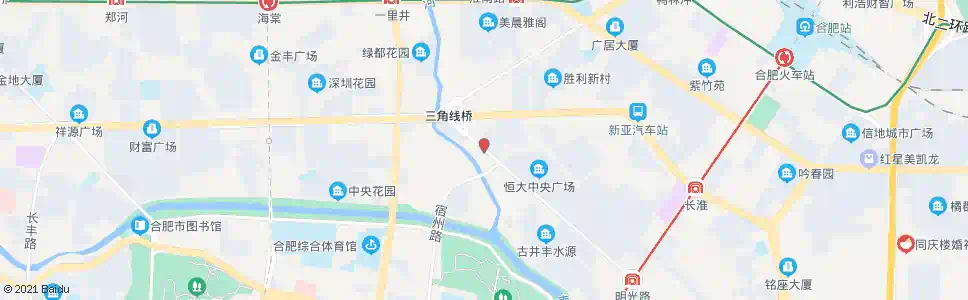 合肥明宿路口_公交站地图_合肥公交_妙搜公交查询2025