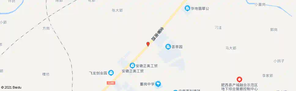 合肥董岗_公交站地图_合肥公交_妙搜公交查询2025