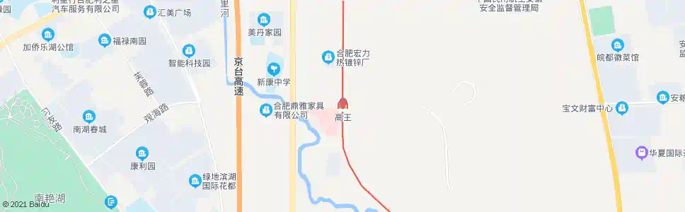 合肥高王站_公交站地图_合肥公交_妙搜公交查询2025