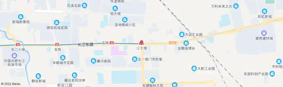 合肥南四十埠_公交站地图_合肥公交_妙搜公交查询2025