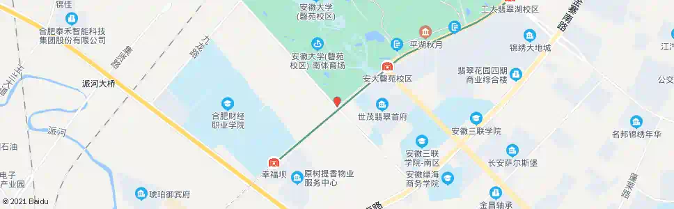 合肥幸福大街_公交站地图_合肥公交_妙搜公交查询2025
