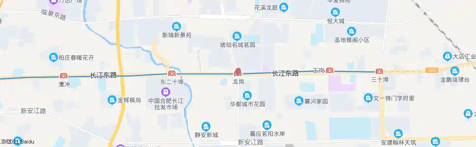 合肥龙岗大道站_公交站地图_合肥公交_妙搜公交查询2025