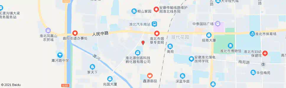 淮北庆相桥_公交站地图_淮北公交_妙搜公交查询2025
