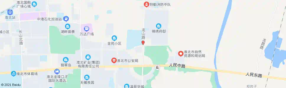 淮北天一中学_公交站地图_淮北公交_妙搜公交查询2025