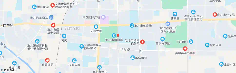 淮北世纪广场_公交站地图_淮北公交_妙搜公交查询2025