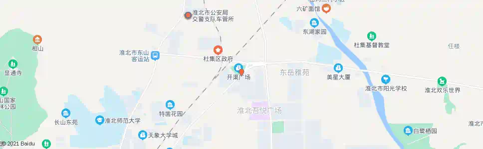 淮北开渠广场_公交站地图_淮北公交_妙搜公交查询2025