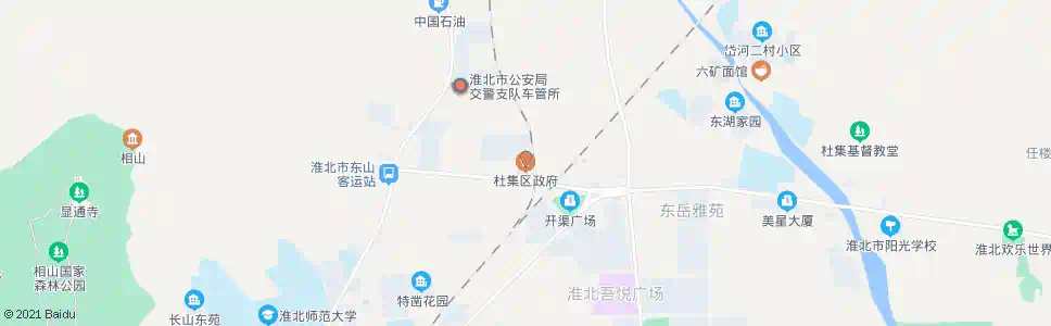 淮北杜集区政府_公交站地图_淮北公交_妙搜公交查询2025