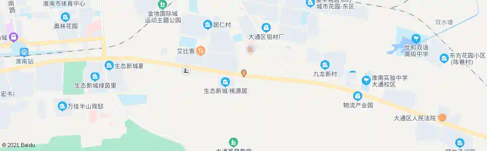 淮南水泥厂路_公交站地图_淮南公交_妙搜公交查询2025