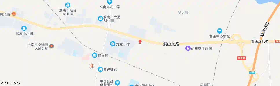 淮南九龙岗卫生院_公交站地图_淮南公交_妙搜公交查询2025