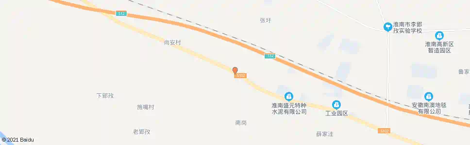 淮南尚安村_公交站地图_淮南公交_妙搜公交查询2025